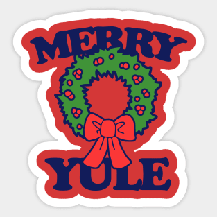 Merry Yule Sticker
